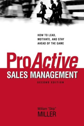 9780814439647 ProActive Sales Management Second Edition