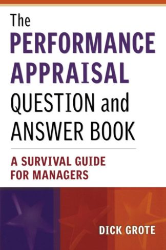 9780814471517 Performance Appraisal Question And Answer Book