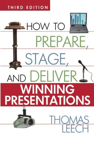 9780814472316 How To Prepare Stage And Deliver Winning Presentations Third Edition
