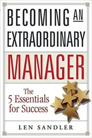 9780814480656 Becoming An Extraordinary Manager