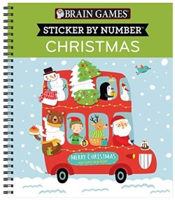 9781645584261 Sticker By Number Christmas