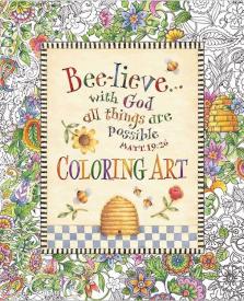 9781737556251 Bee Lieve With God All Things Are Possible Coloring Art
