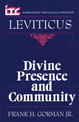 9780802801104 Leviticus : Divine Presence And Community
