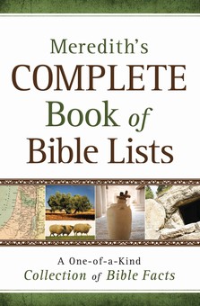 9780764203398 Merediths Complete Book Of Bible Lists (Reprinted)