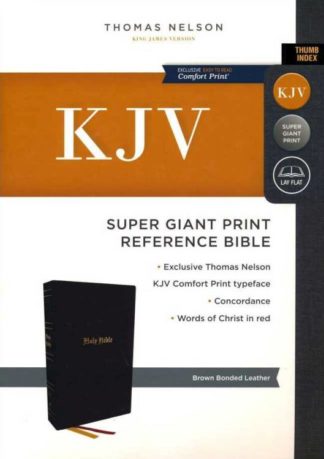 9781400329168 Super Giant Print Reference Bible Comfort Print