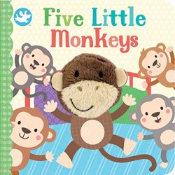 9781680524376 5 Little Monkeys Finger Puppet Book