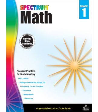 9781483808697 Spectrum Math Workbook Grade 1