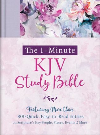 9781636092874 1 Minute Study Bible