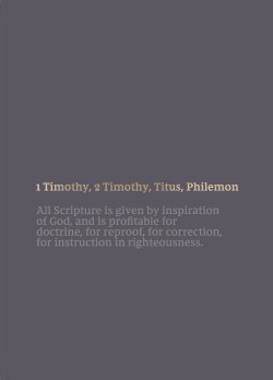 9780785236313 Bible Journal 1-2 Timothy Titus Philemon Comfort Print