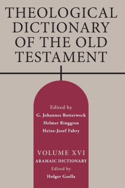 9780802883308 Theological Dictionary Of The Old Testament Volume 16