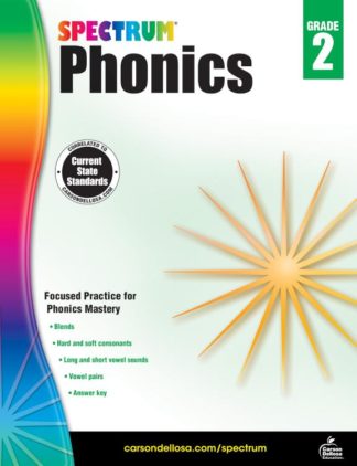 9781483811833 Spectrum Phonics Grade 2