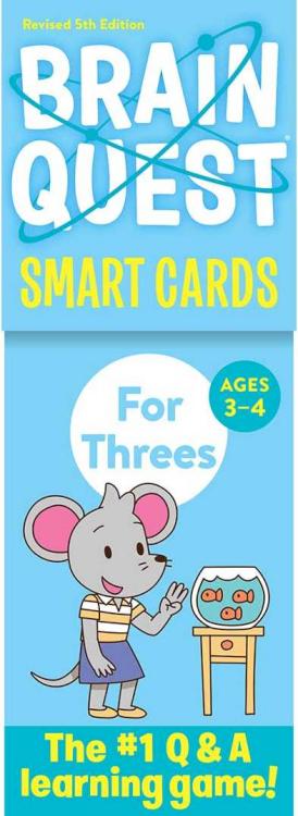 9781523517237 Brain Quest For Threes Smart Cards (Revised)