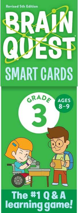 9781523517282 Brain Quest 3rd Grade Smart Cards (Revised)