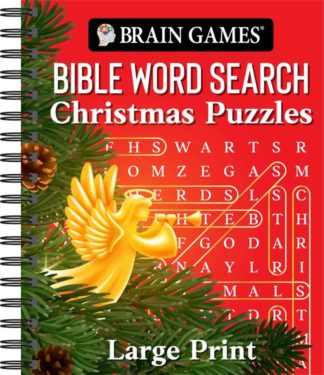 9781639381975 Brain Games Bible Word Search Christmas Puzzles Large Print