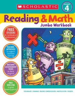 9780439786034 Reading And Math Jumbo Workbook 4