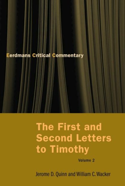 9780802827319 1 And 2 Letters To Timothy Volume 2 A Print On Demand Title