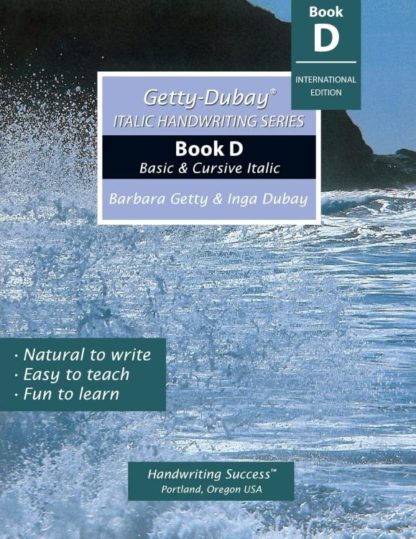 9780964921542 Getty Dubay Italic Handwriting Series Instruction Manual (Teacher's Guide)