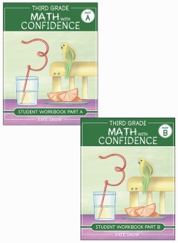 9781944481278 3rd Grade Math With Confidence Student Workbook Bundle (Student/Study Guide)
