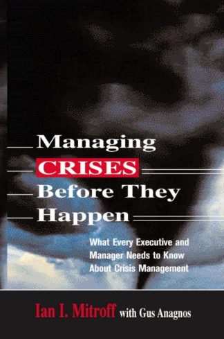 9780814473283 Managing Crises Before They Happen