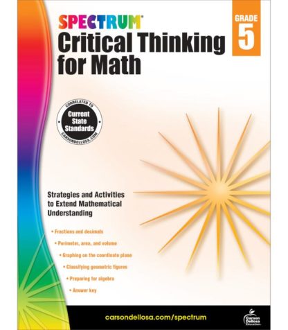 9781483835525 Spectrum Critical Thinking For Math Grade 5
