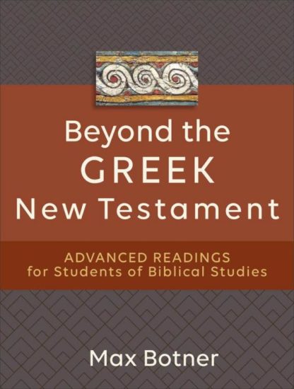 9781540965028 Beyond The Greek New Testament