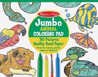 0000772042000 Jumbo Mulit Theme Coloring Pad Green