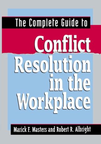 9780814417188 Complete Guide To Conflict Resolution In The Workplace
