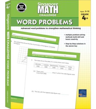 9781483854120 Singapore Math Challenge Word Problems Grades 4-6