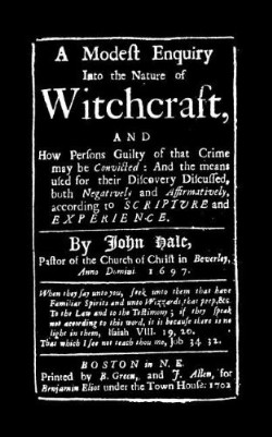 9781557091826 Modest Enquiry Into Nature Of Witchcraft