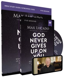 9780310163077 God Never Gives Up On You Study Guide With DVD (Student/Study Guide)