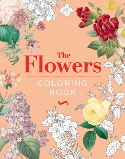 9781398826014 Flowers Coloring Book