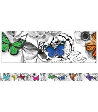 9781483851921 Woodland Whimsy Butterflies Straight Borders