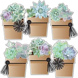 9781483854670 Simply Stylish Potted Succulents Cut Outs