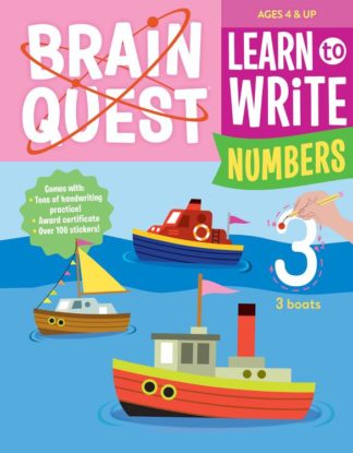 9781523516018 Brain Quest Learn To Write Numbers
