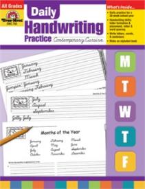 9781557997562 Daily Handwriting Practice Contemporary Cursive K-6 (Teacher's Guide)