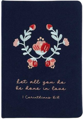 0195002325784 1 Corinthians 16:14 Embroidered Journal