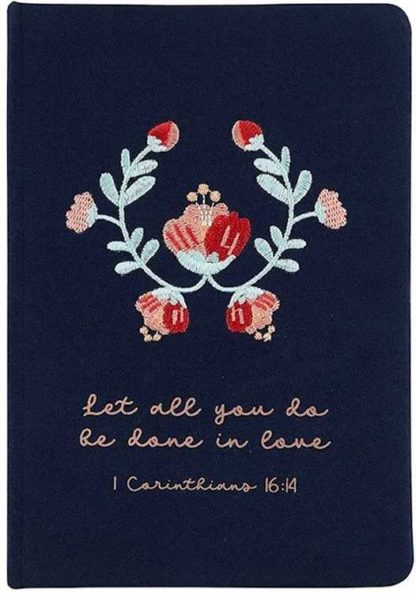 0195002325784 1 Corinthians 16:14 Embroidered Journal