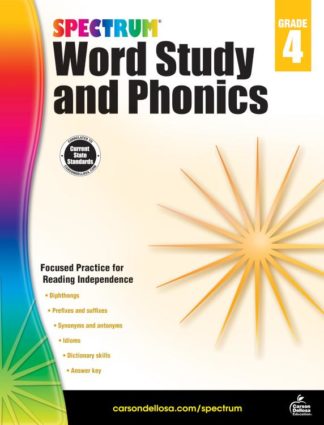9781483811857 Spectrum Word Study And Phonics Grade 4