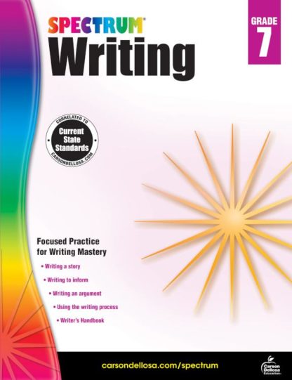 9781483812021 Spectrum Writing Grade 7