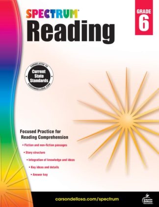 9781483812199 Spectrum Reading Workbook Grade 6