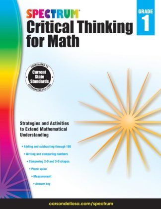 9781483835488 Spectrum Critical Thinking For Math Grade S1