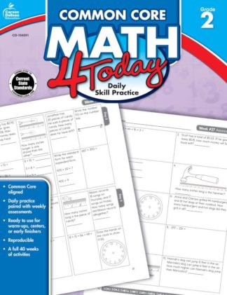 9781624426001 Common Core Math 4 Today Grade 2 (Supplement)