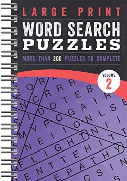 9781680528886 Large Print Word Search Puzzles Volume 2
