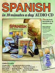 9781931873864 Spanish In 10 Minutes A Day Audio CD Kit (Audio CD)