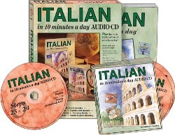 9781931873888 Italian In 10 Minutes A Day Audio CD Kit (Audio CD)