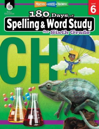 9781425833145 180 Days Of Spelling And Word Study For Sixth Grade