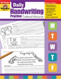 9781557997531 Daily Handwriting Practice Traditional Manuscript K-6 (Teacher's Guide)