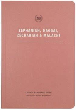 9781636644509 Scripture Study Notebook Zephaniah Haggai Zechariah Malachi
