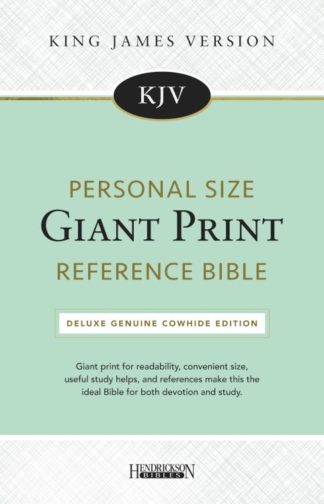 9781683071877 Personal Size Giant Print Reference Bible