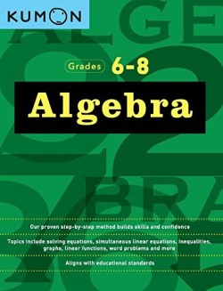 9781941082584 Algebra Grades 6-8 (Workbook)